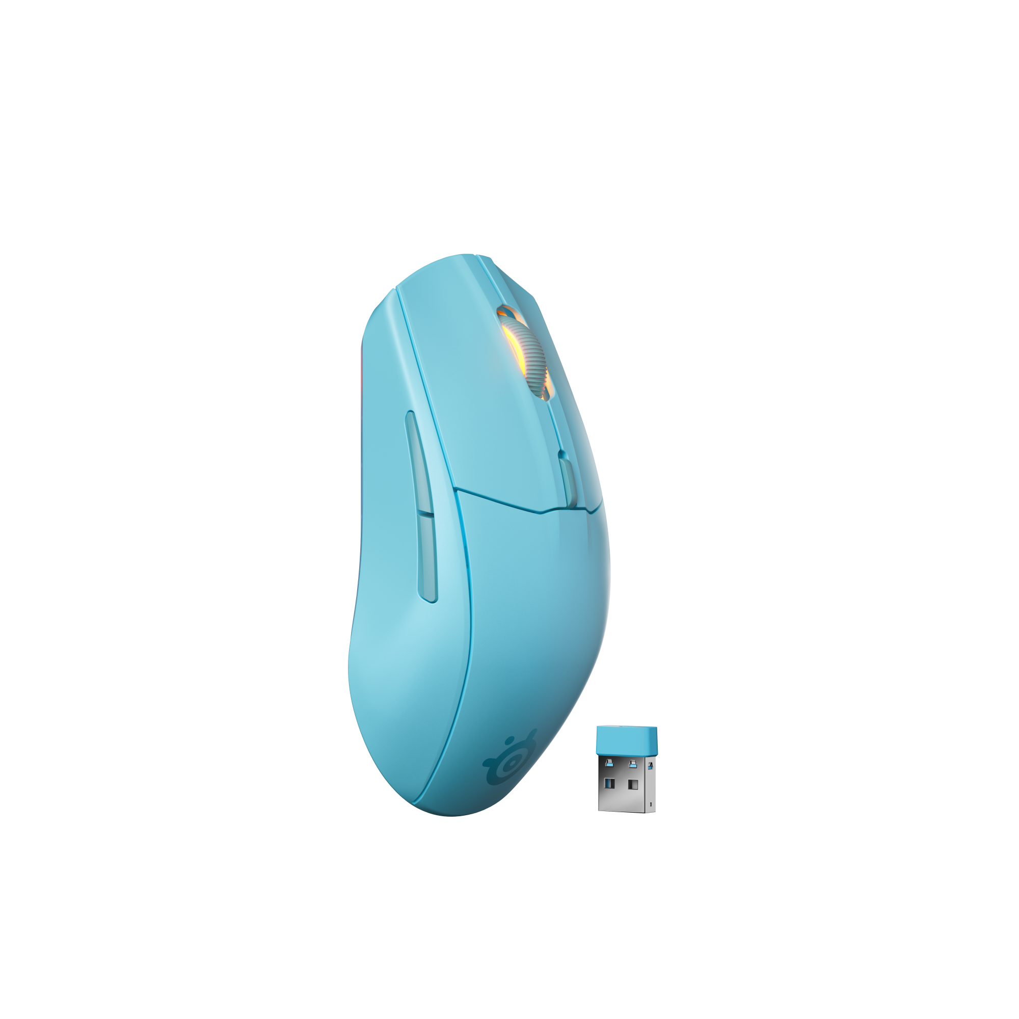 SteelSeries賽睿Rival 3 Gen 2無線電競滑鼠-星澈藍